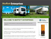 Tablet Screenshot of moffett-enterprises.com